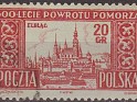 Poland - 1954 - Paisaje - 20 GR - Rojo - Polonia, Landscape - Scott 639 - View Elblac - 0